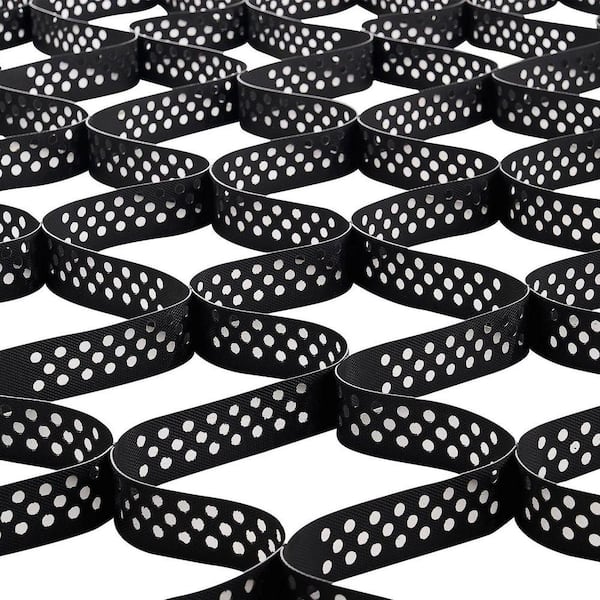Plastic Gravel Stabilization Grid 2 in. Deep, 17 ft. x 9 ft. Geocell for Soil Erosion Control and Load Support