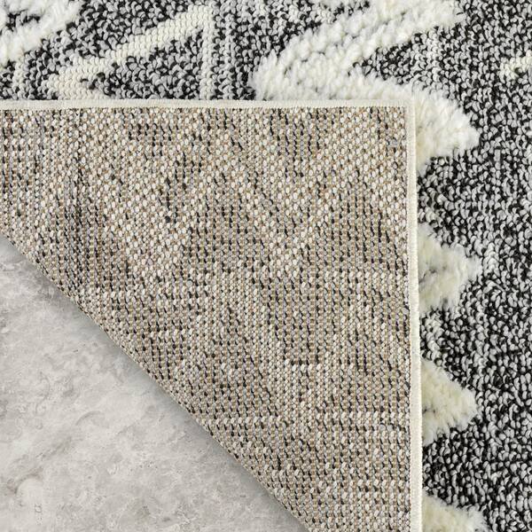 Palafito Geometric High-Low Area Rug