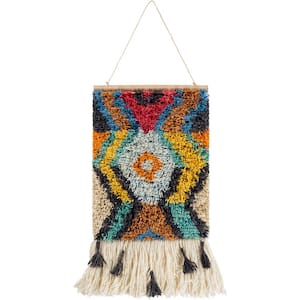 Papillon 17 in. x 23 in. Saffron Wall Hanging