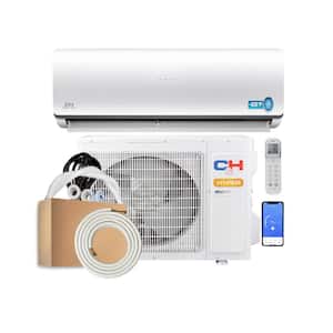 9,000 BTU 3/4 Ton Hyper Sophia Ductless Mini Split Air Conditioner with Heat Pump and 16 ft. Install Kit 230V