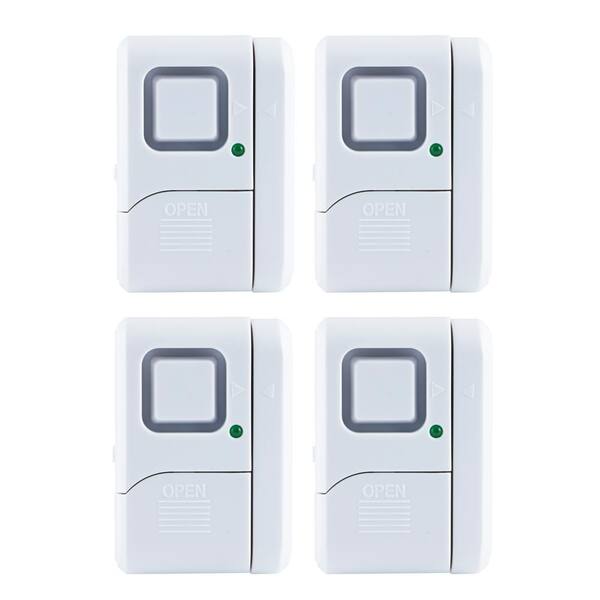 GE Battery Operated Window and Door Alarms (4Pack) 45174