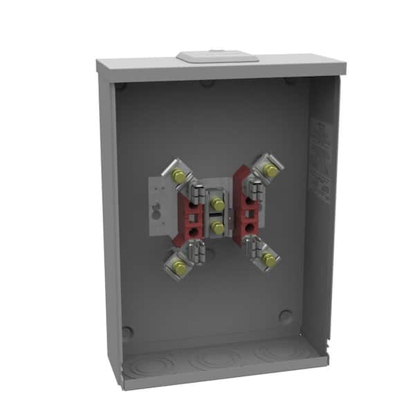 Milbank 200 Amp 4-Terminal Ringtype Overhead/Underground Meter Socket