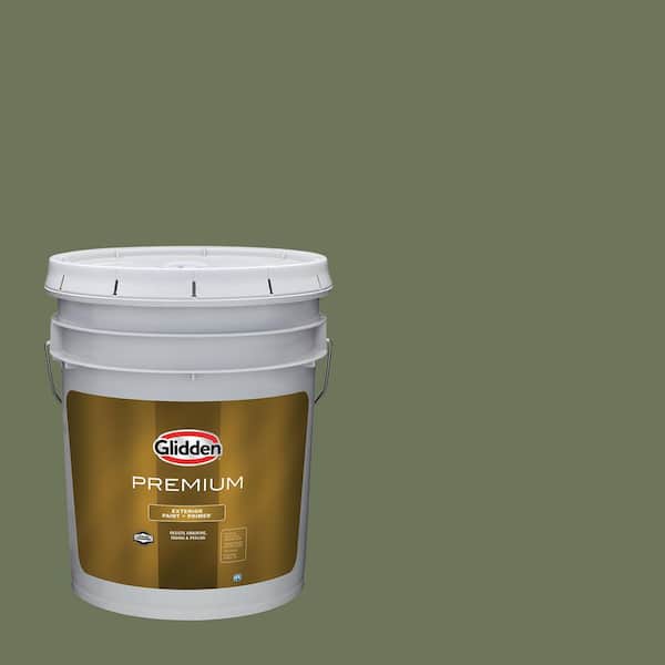 5 gal. PPG1124-6 Dark Sage Satin Exterior Latex Paint