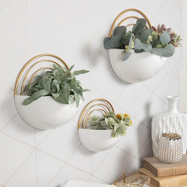 Hanging Wall Planter Pot Detachable Hook Flowerpot Home Decoration Bl19882  - China Pot and White Pot price