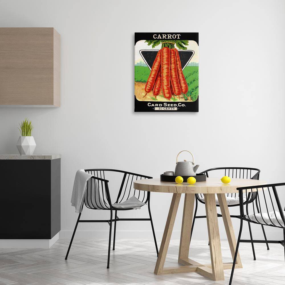 Vintage Gardening Carrots by Lil' Rue Unframed Food Graphic Art Print 30 in. x 24 in. price history on PriceWatchPro