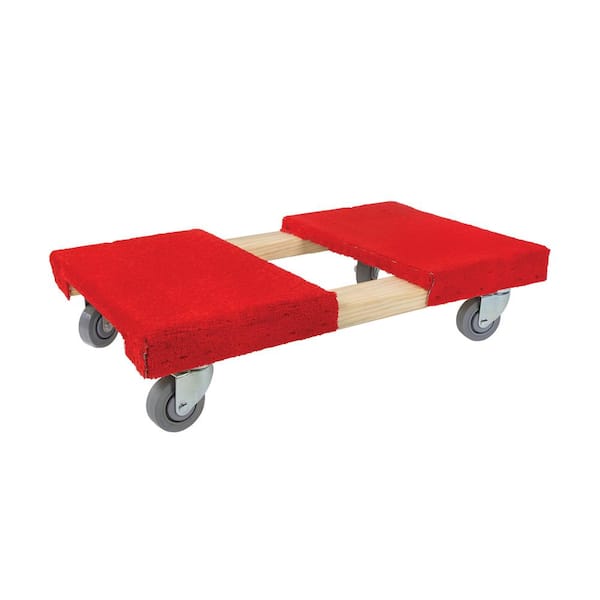 MONSTER TRUCKS 1,000 lbs. Load Capacity Wood 4-Wheel Heavy-Duty Dolly