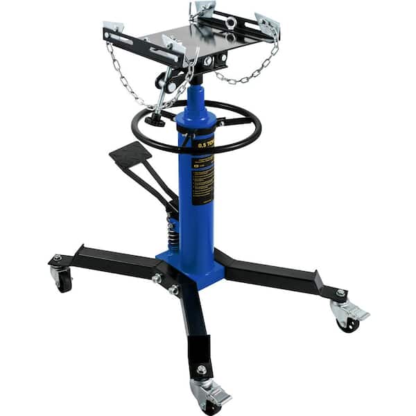Transmission Jack, 33-67 in. High Lift, 1100 lbs. Hydraulic Telescoping Transmission Jack, 2-Stage Floor Jack Stand
