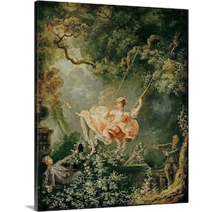 "The Swing" by Jean-Honore Fragonard Canvas Wall Art