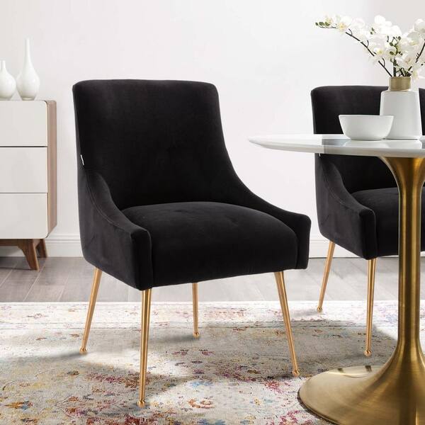 surles velvet side chair