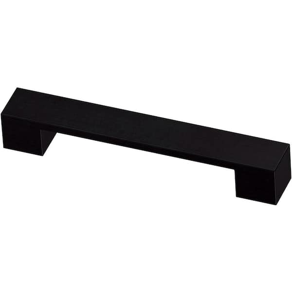 Liberty Stratford Square Bar 5-1/16 in. (128 mm.) Matte Black Cabinet Pulls (10-Pack)