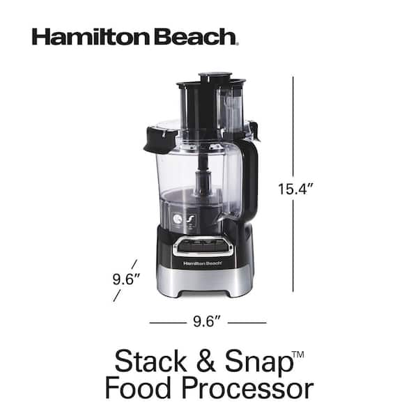 Hamilton Beach 10-Cup 3-Speed Black Food Processor 70723G - The