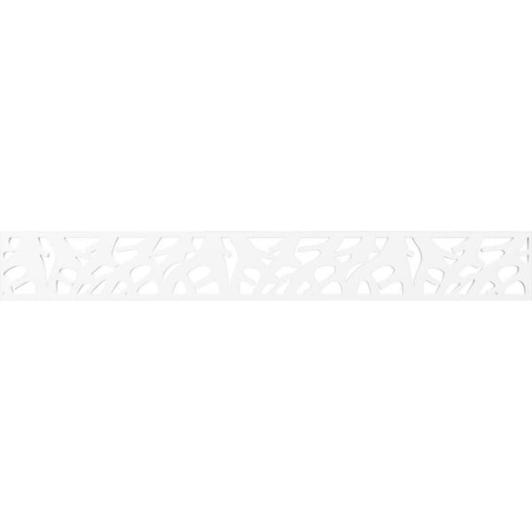 Ekena Millwork Manton Fretwork 0.375 in. D x 46.5 in. W x 6 in. L PVC Panel Moulding