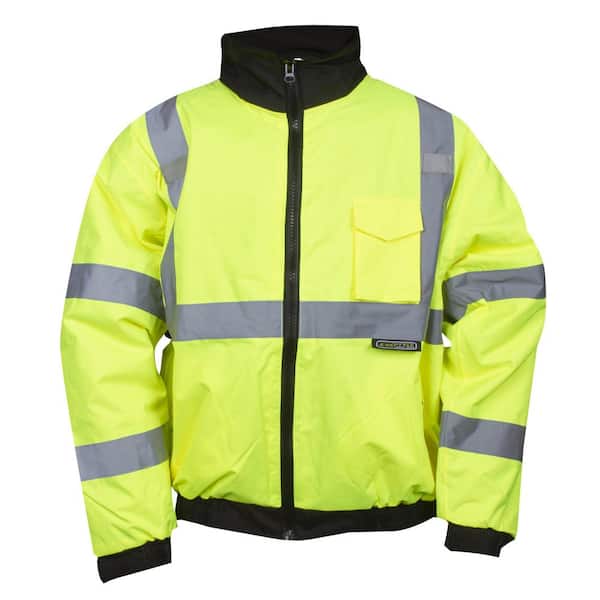 Cordova Reptyle Type R Class-3 3XL Bomber Jacket in Lime with 