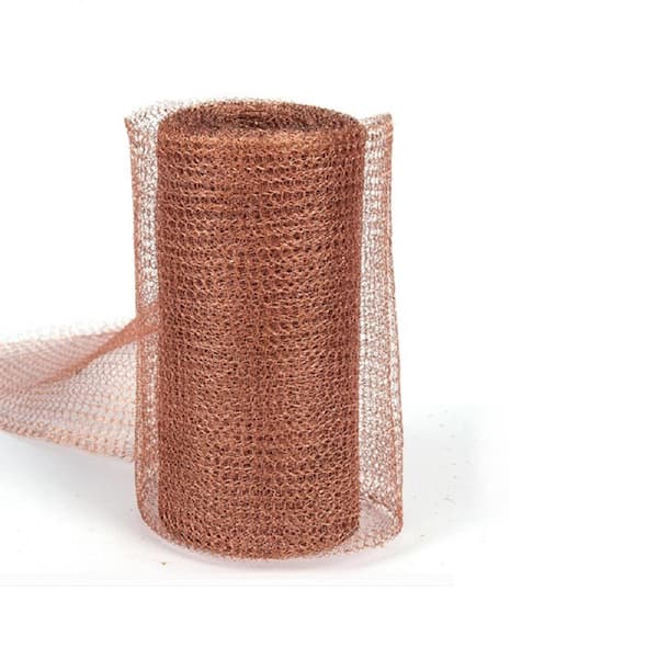 5 in. x 9.8 ft. Copper Mesh Filter screen, Choke hole, Copper Wire Mesh