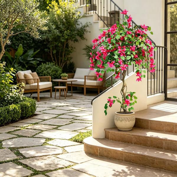 Vitalismo 5 ft. Artificial Bougainvillea Tree Fake Bougainvillea