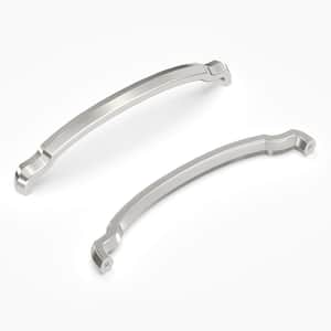 Veranda Collection 6-5/16 in. (160 mm) Center-to-Center Satin Nickel Finish Cabinet Pull (10-Pack)