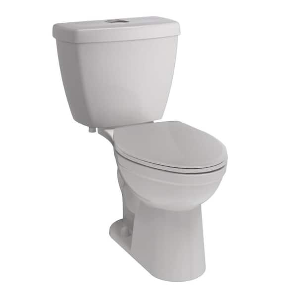 Delta Foundations 2-piece 1.1 GPF/1.6 GPF Dual Flush Elongated Toilet in White, Seat Included (3-Pack)