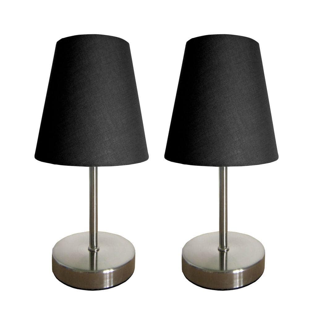 Sand Nickel Mini Basic Table Lamp, Table Lamps Under 10