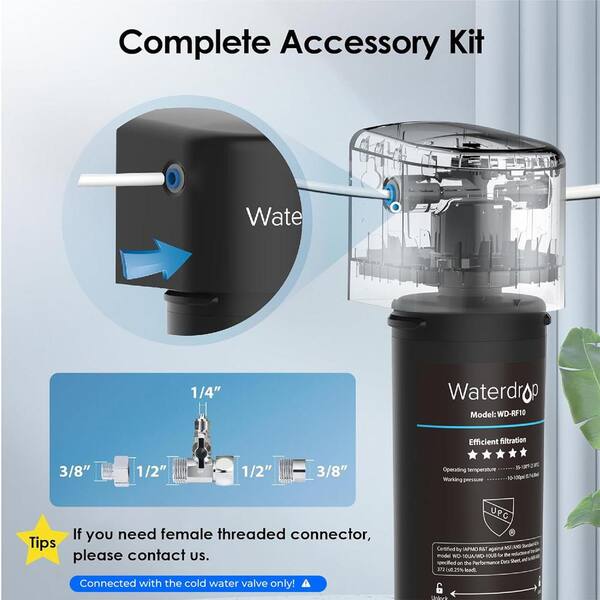 Lukvuzo Countertop Water Filter, NSF/ANSI 42 and 372