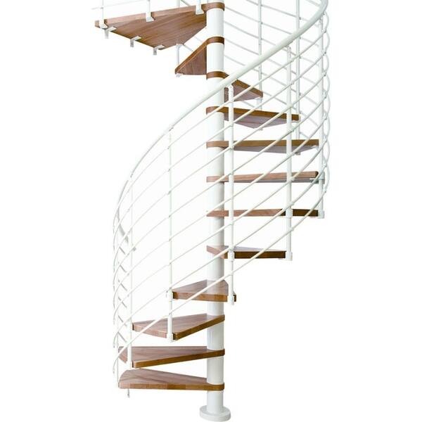 Dolle Oslo 47 in. 12-Tread Spiral Staircase Kit