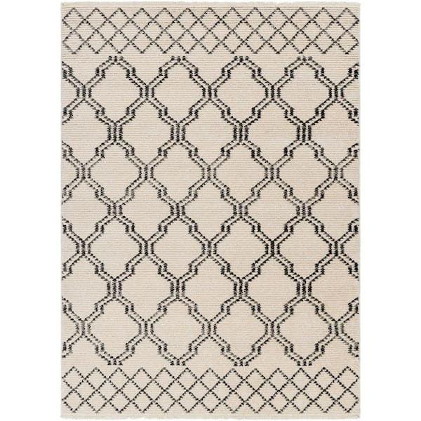 Artistic Weavers Calico Black/Butter 8 ft. x 11 ft. Indoor Area Rug