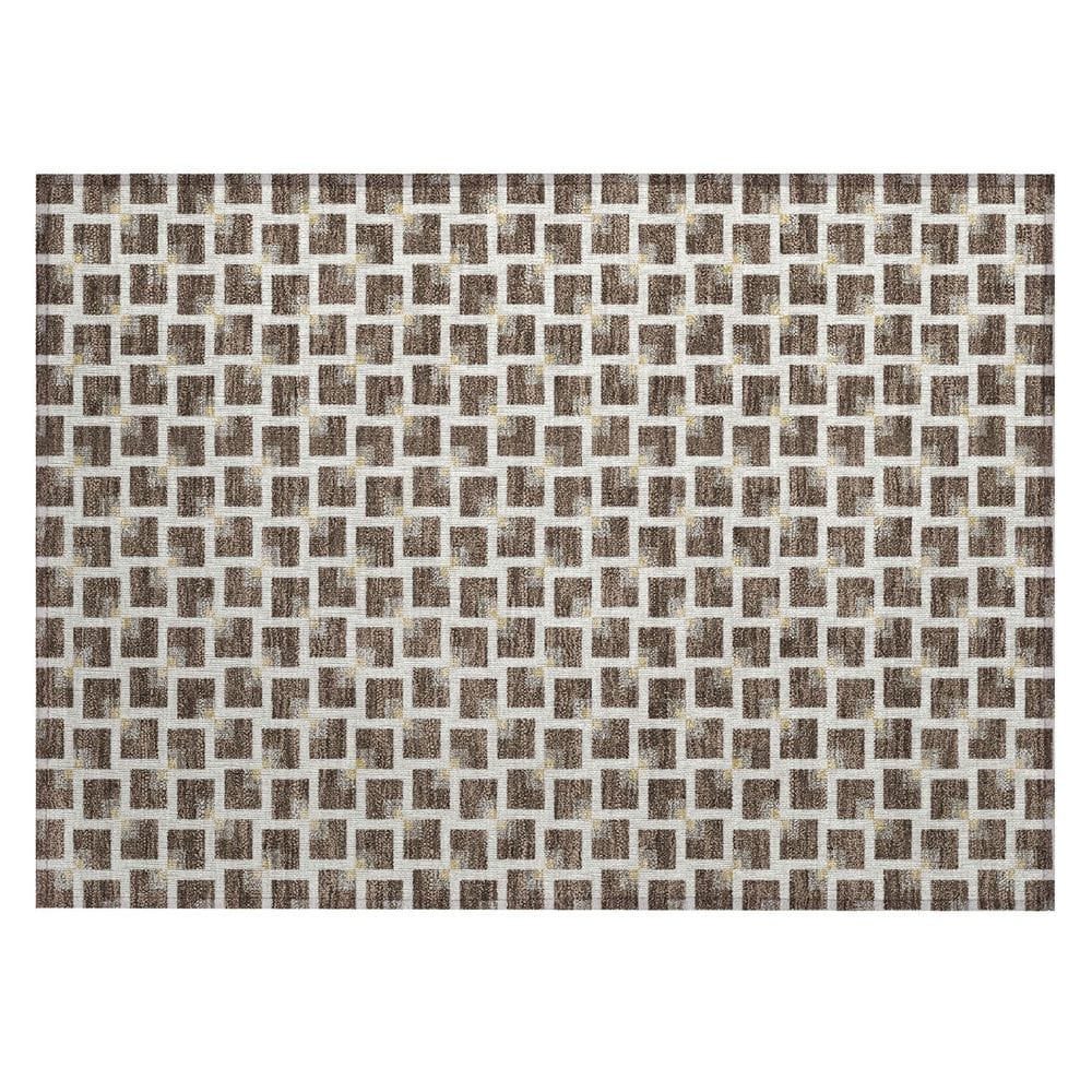 Chantille Machine Washable Indoor/Outdoor Abstract ACN2602 Coffee 2 ft. x 3 ft. Accent Rug price history on PriceWatchPro