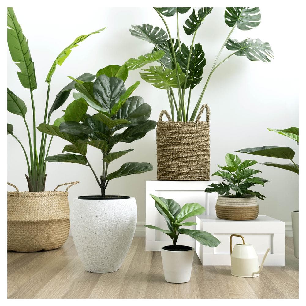 45'' Green Plastic Potted Bird of Paradise Plant