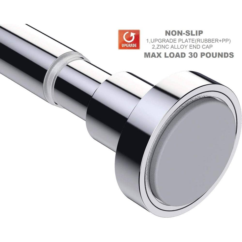 Adjustable Stainless Steel Tension Shower Curtain Rod