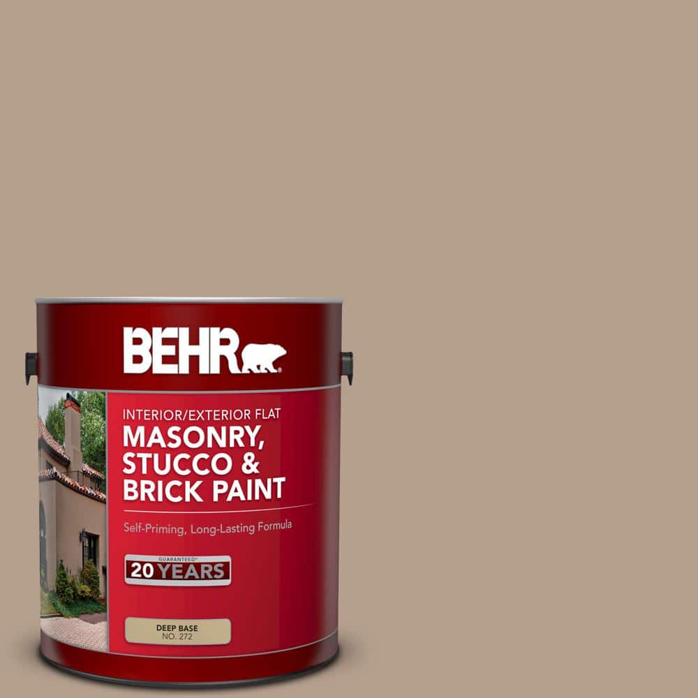 1 gal. #PPU7-06 Chateau Flat Interior/Exterior Masonry, Stucco and Brick Pa