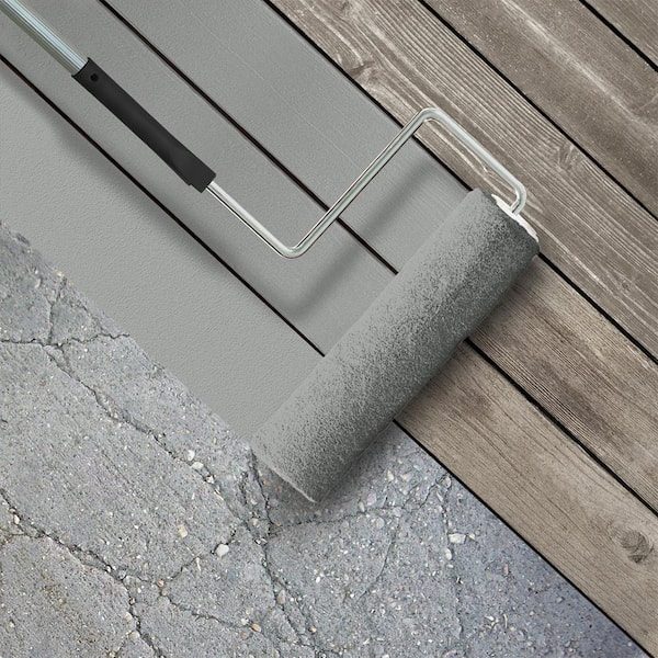 1 gal. #PPU25-04 Sharkskin Suit Low-Lustre Enamel Interior/Exterior Porch and Patio Floor Paint