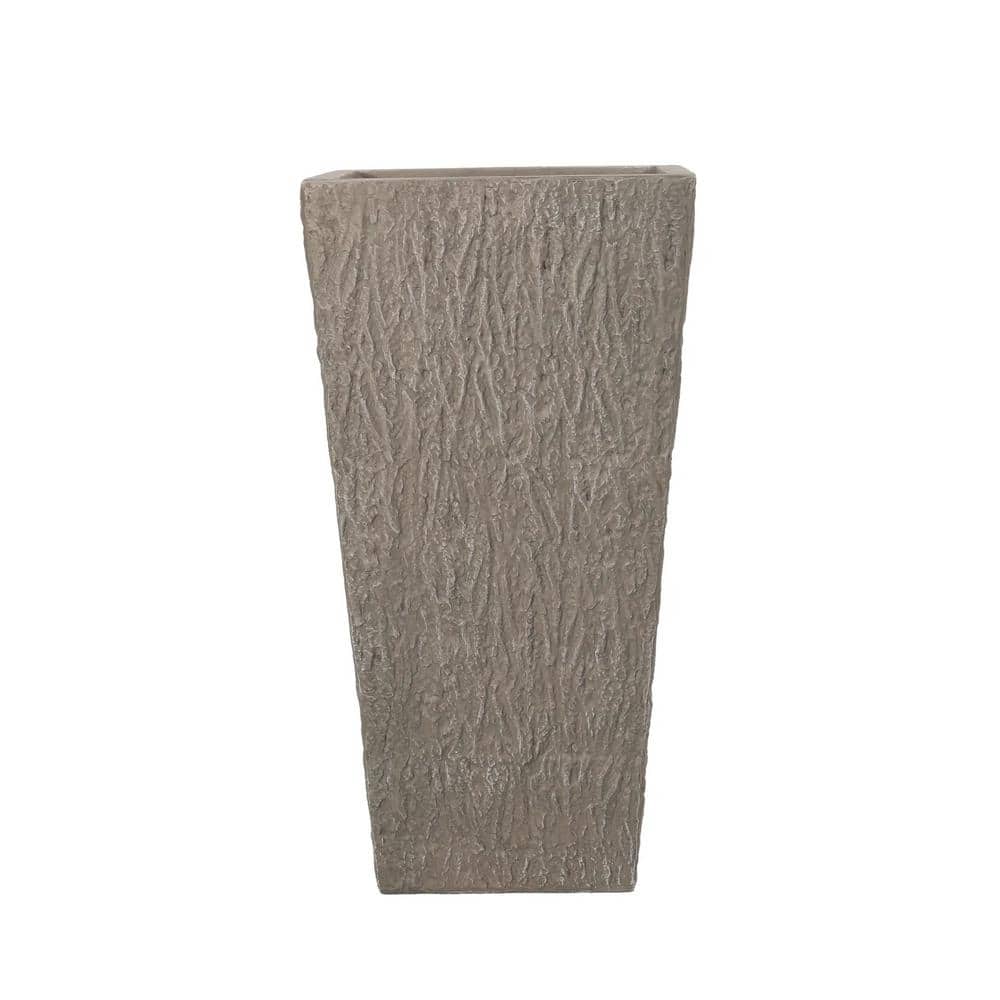 Wood Planter Magnesium Oxide-16.25 in. x 16.25 in. x 31 in. -Outdoor