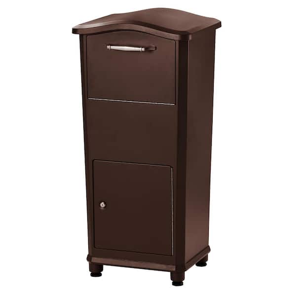 Elephantrunk Oil Rubbed Bronze, Extra Large, Aluminum, Locking, Parcel Drop