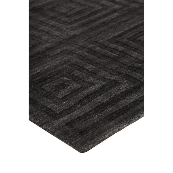 8 X 10 Gray Geometric Area Rug