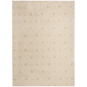 Nourison Casual Brown 4 ft. x 6 ft. Checker Contemporary Area Rug ...