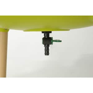 17 Gal. Urbalive Worm Farm with FSC Hardwood Legs in Light Green with 132 lbs. Weight Capacity