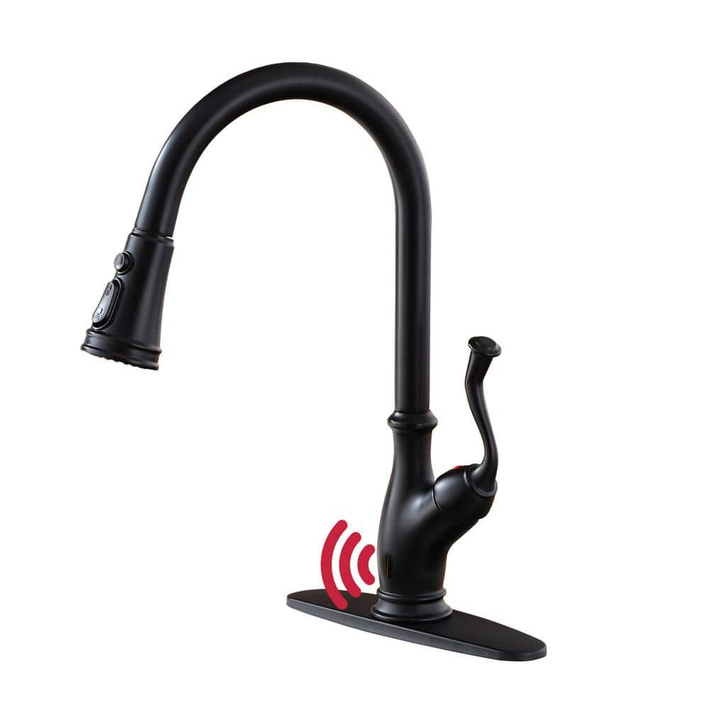3-Spray Patterns 1.8 GPM Single Handle Touchless Pull Down Sprayer Kitchen 