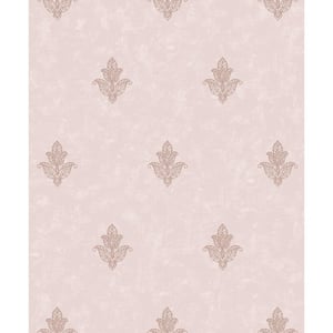 Pink - Embossed - Wallpaper - Home Decor - The Home Depot