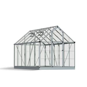 Snap and Grow 6 ft. x 12 ft. Silver/Clear DIY Greenhouse Kit