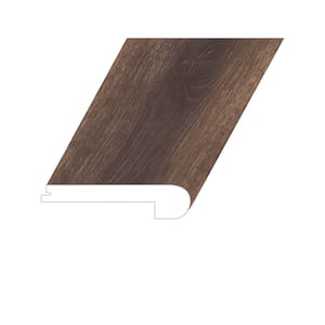 Invicta Studio Russet 1 in. Thick x 4.5 in. Wide x 94.5 in. Length Vinyl Flush Stair Nose Molding