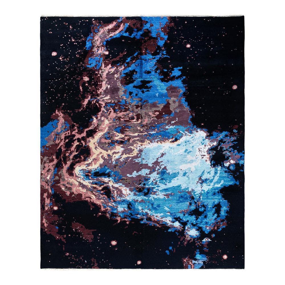 Ikat Black 8 x 10 Abstract Wool Indoor Area Rug price history on PriceWatchPro