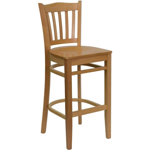 Flash Furniture Hercules 29.5 in. Natural Bar Stool