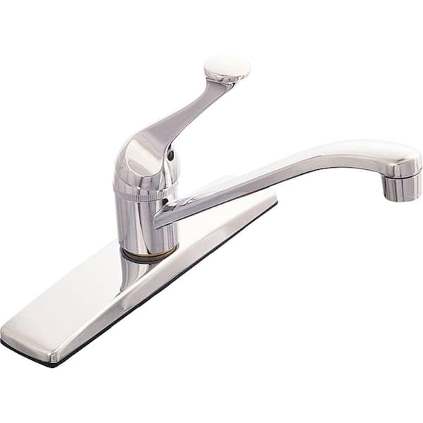 EZ-FLO Traditional Collection Single-Handle Standard Kitchen Faucet in Chrome