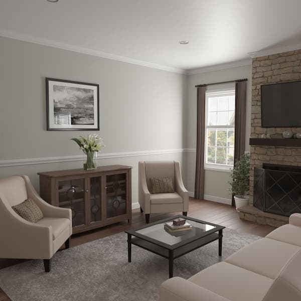 Ekena Millwork WM48 0.56 in. D x 4.25 in. W x 96 in. L Wood (Fingerjoint Pine) Crown Moulding