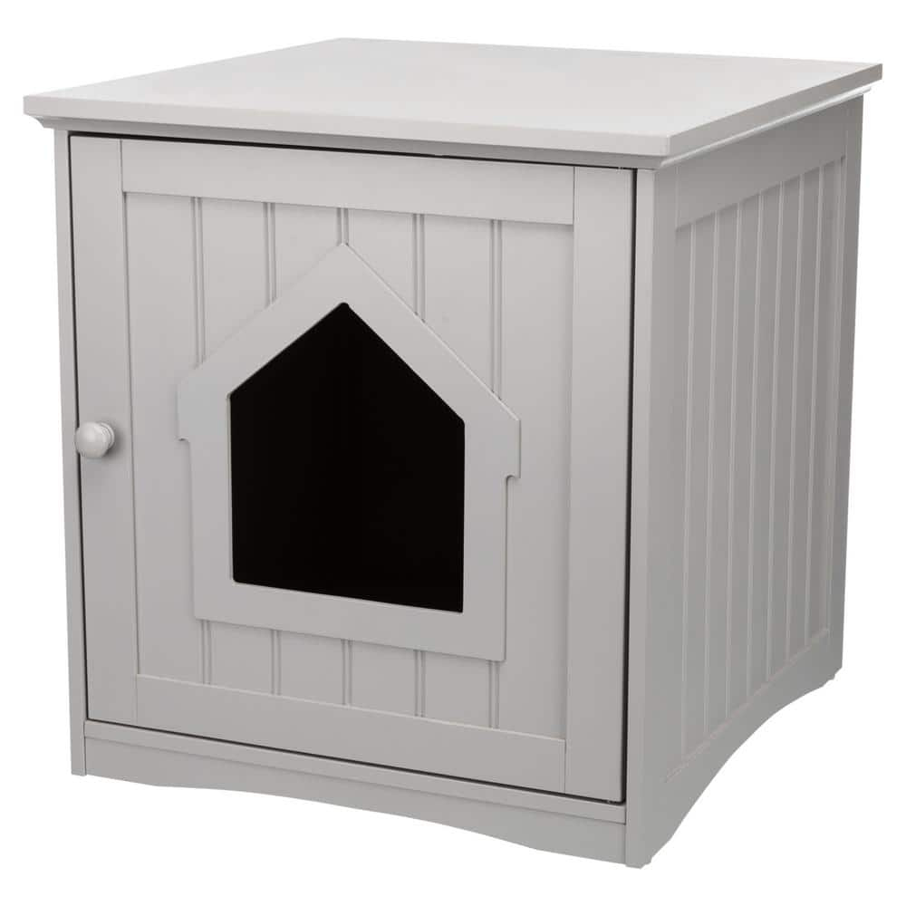 EAN 4053032420991 product image for Standard Wooden Litter Box Enclosure in Gray | upcitemdb.com