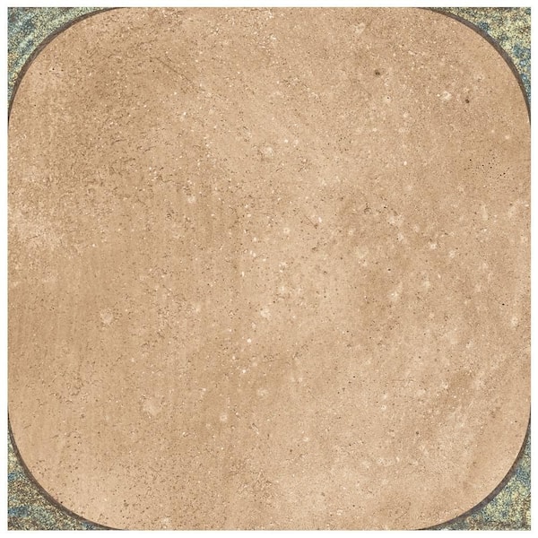 Merola Tile Atlas Star Quartet Cotto Ocean 10 in. x 10 in. Porcelain Floor and Wall Take Home Tile Sample