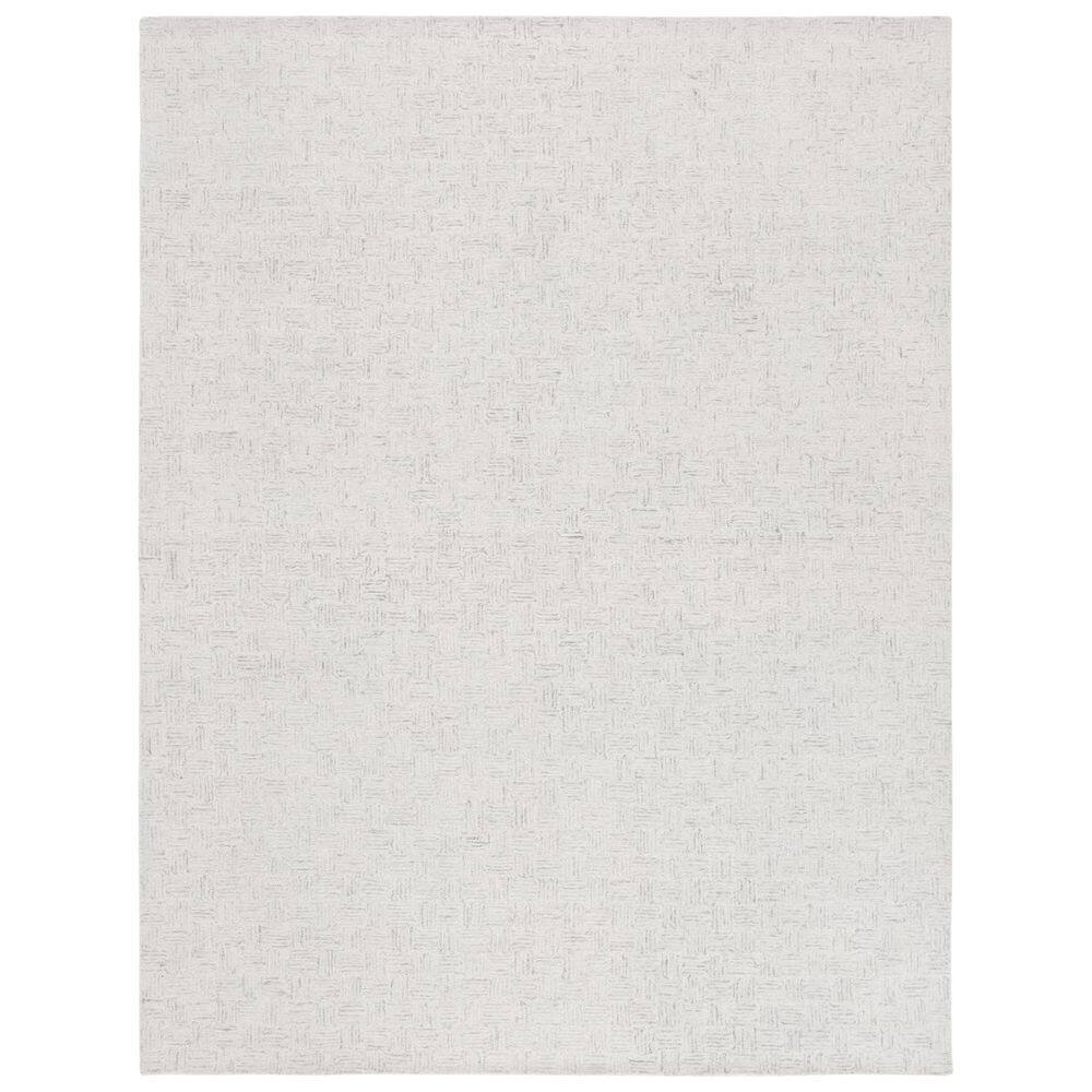Micro-Loop Light Grey/Ivory 11 ft. x 15 ft. Striped Solid Color Area Rug price history on PriceWatchPro