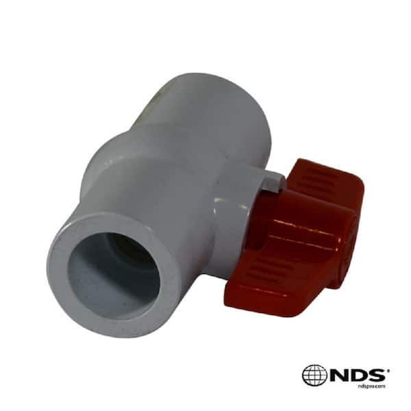 NDS 1/2 in. PVC Sch. 40 FPT Ball Valve