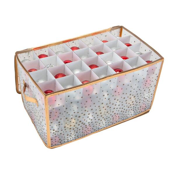 112-Count-Gold Simplify Ornament Storage Gold