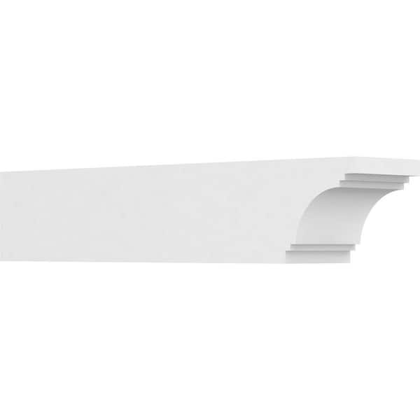 Ekena Millwork 6 in. x 6 in. x 30 in. Pescadero PVC Rafter Tail Brace