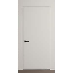 Invisible Reverse Frameless 30in. x 80in. Right Hand Primed White Wood Single Prehung Interior door w/ Concealed Hinges